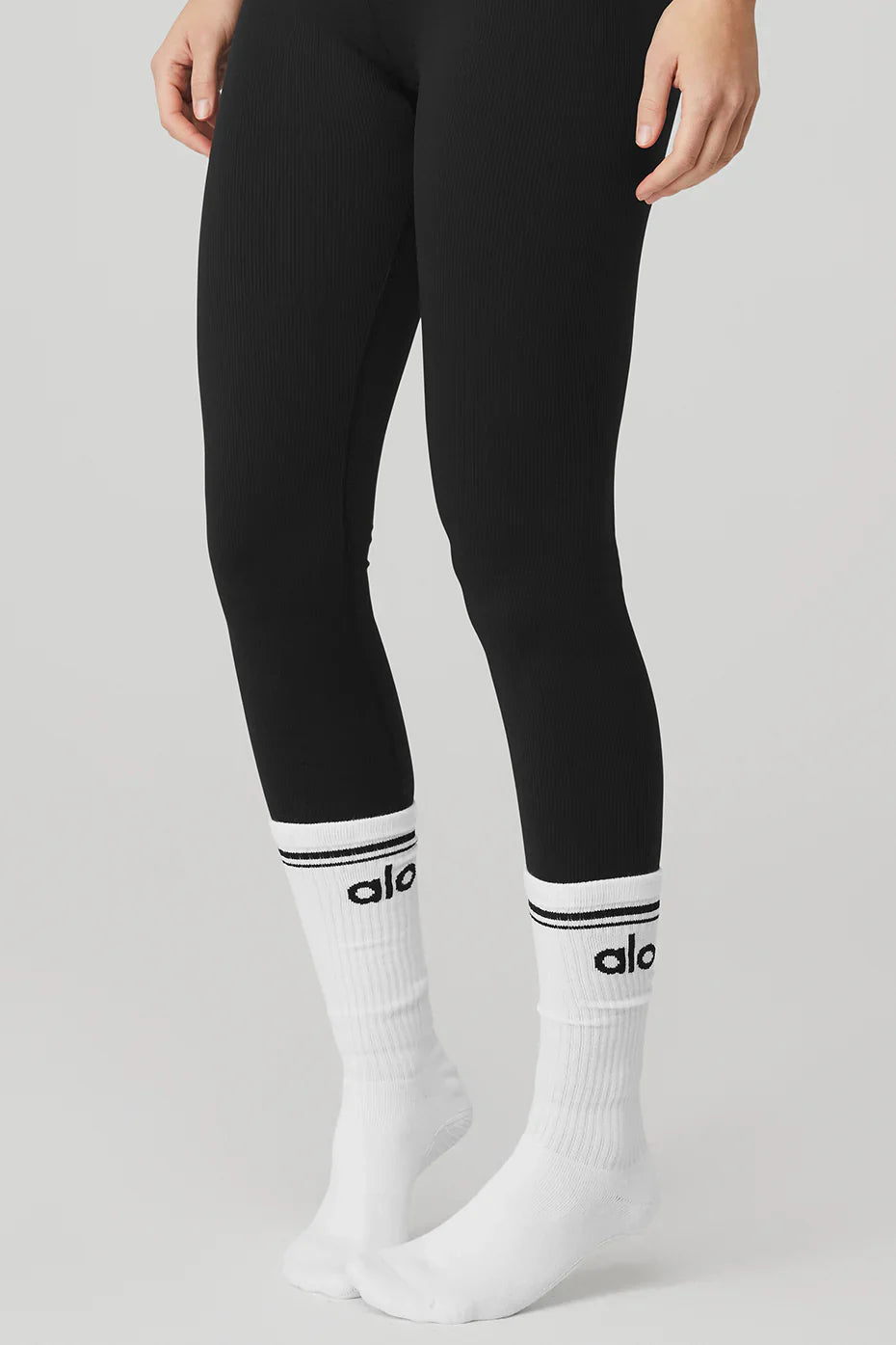 Women's Throwback Barre Sock - White