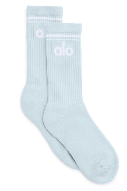 Unisex Throwback Sock Blue/White