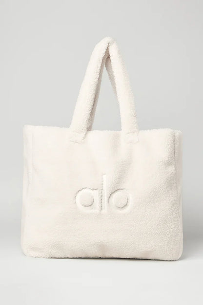 Foxy Sherpa Tote White