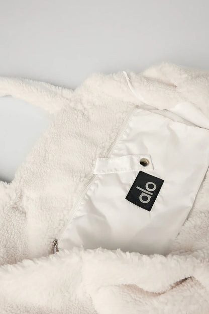 Foxy Sherpa Tote White