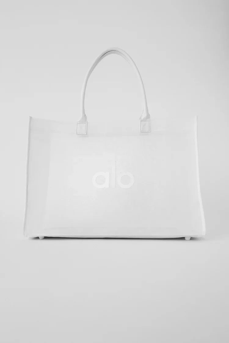 Sheer Tote Bag White
