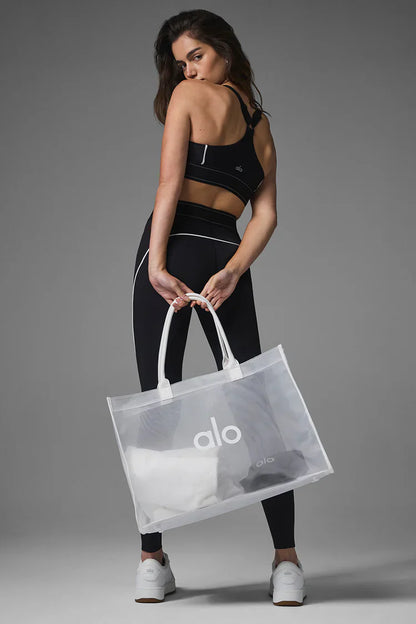 Sheer Tote Bag White