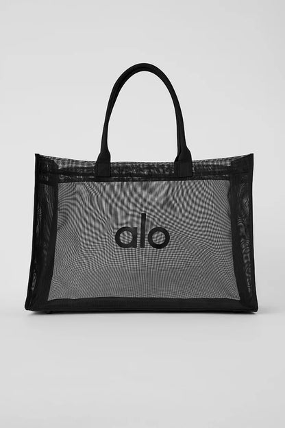 Sheer Tote Bag Black